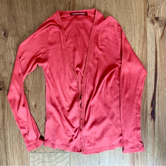 Comptoir des Cotonniers pink “Dilan” cardigan women’s size Medium - Picture 1 of 1